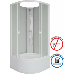 Душевая кабина Niagara Promo P90/40/MT/BK 90х90х195