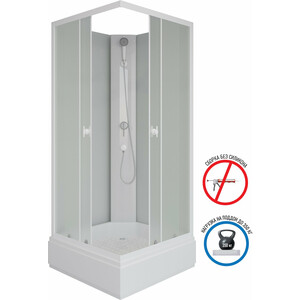 Душевая кабина Niagara Promo P80/26Q/MT/BK 80х80х200