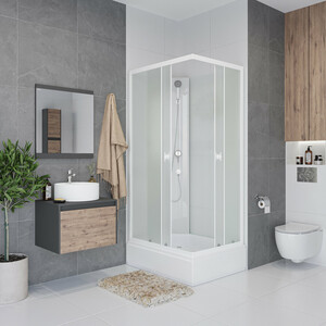 Душевая кабина Niagara Promo P120/90/26Q/MT/BK 120х90х200