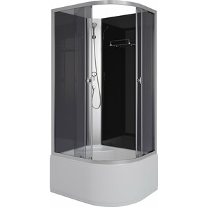 Душевая кабина Niagara Eco E90/80/40L/TN/BK 90х80х195 левая