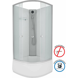 Душевая кабина Niagara Eco E90/40/MT/BK 90х90х195