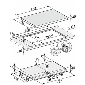Электрическая варочная панель Miele KM 6542 FL