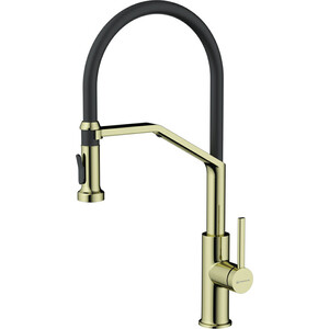 Omoikiri Makkari 2 Plus-SB-LG-BL с подключением фильтра, светлое золото / черный (4994496)