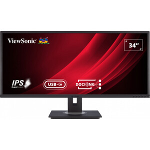 Монитор ViewSonic 34" 21:9 VG3456 VA экран WQHD