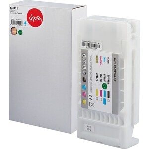 Картридж Sakura C13T41F240 (T41F2 C) для Epson, голубой, 350 мл.