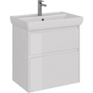 Тумба под раковину Lemark Combi 70х45 белый глянец (LM03C70T)