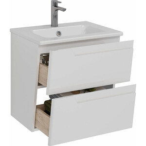 Тумба под раковину Lemark Miano 60х45 белый глянец (LM06M60T)