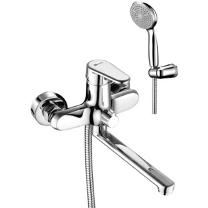 Смеситель для ванны Lemark Point универсальный, хром (LM0317C)