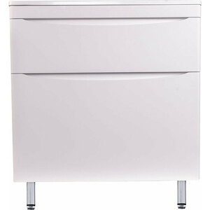 Тумба под раковину Style line Бергамо мини 90х35 напольная, антискрейтч белый (СС-00002361)