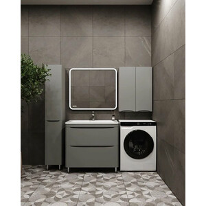 Шкафчик Style line Бергамо мини 60х80 антискрейтч серый (СС-00002358)