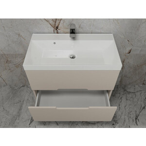 Тумба под раковину Style line Матис 80х45 крем (ЛС-00002308)