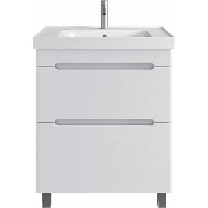 Тумба с раковиной Sanstar Адель 70 напольная, белая, Dreja Грейс