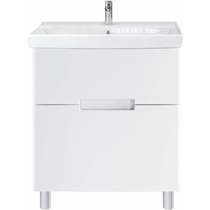 Тумба с раковиной Sanstar Ориана 60 напольная, белая, Универсал Енисей