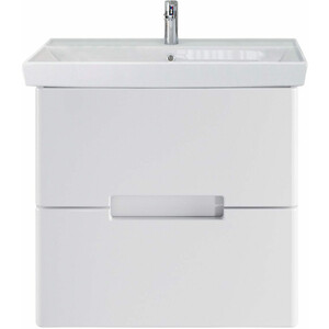 Тумба с раковиной Sanstar Ориана 60 подвесная, белая, Универсал Енисей