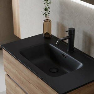 Тумба с раковиной Sancos Urban 80 дуб галифакс натуральный (UR80EG, CN7005MB)