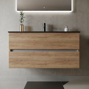 Тумба с раковиной Sancos Urban 100 дуб галифакс натуральный (UR100EG, CN7003MB)