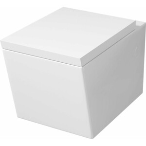 Унитаз подвесной безободковый Grossman Cristal с сиденьем микролифт, белый (GR-4495)