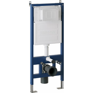 Инсталляция для унитаза Grossman 900.K31.01.000 с клавишей Classic белая матовая