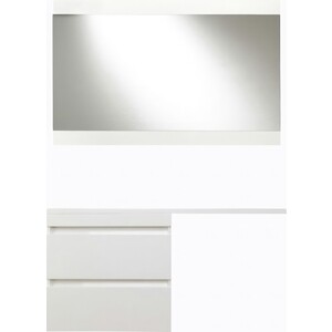 Тумба с раковиной Style line Даллас Люкс 78 (140L) напольная, под стиральную машину, белая эмаль (СС-00002385 + 4627179377670)