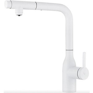 Смеситель для кухни Paulmark Viper с подключением фильтра, белый матовый (Vi213105-431)