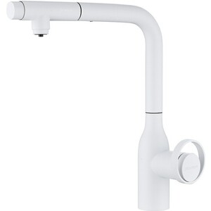 Смеситель для кухни Paulmark Urban с подключением фильтра, белый матовый (Ur213104-431)