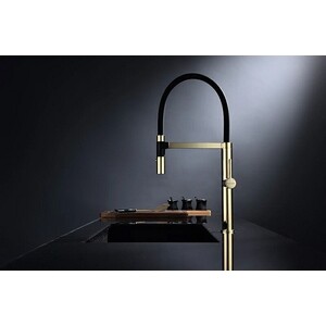 Смеситель для кухни Paulmark Leader золото (Le214101-G)