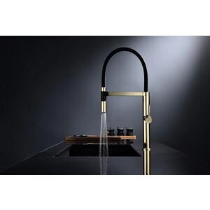 Смеситель для кухни Paulmark Leader золото (Le214101-G)