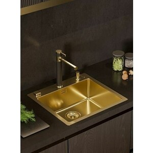 Смеситель для кухни Alveus Zina черный/бронза (1136511)