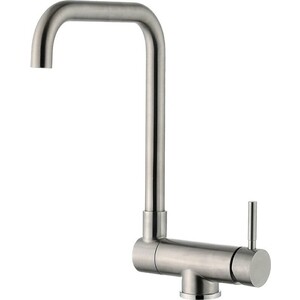 Смеситель для кухни ZorG Steel Hammer нержавеющая сталь (SH 5197 INOX)