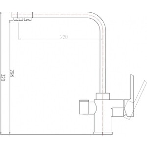 Смеситель для кухни ZorG Sanitary с подключением фильтра, никель (ZR 334 YF-NICKEL)