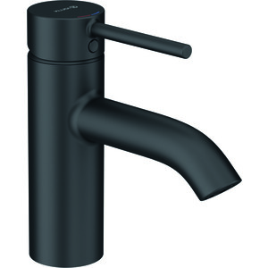 Смеситель для раковины Kludi Bozz с донным клапаном, черный матовый (382663976)