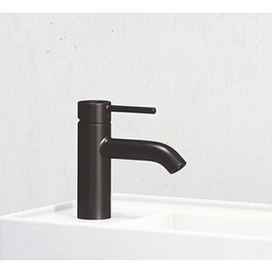 Смеситель для раковины Kludi Bozz с донным клапаном, черный матовый (382663976)