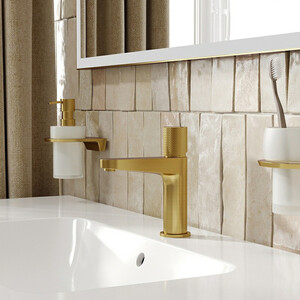 Смеситель для раковины Wasserkraft Schunter золото матовое (8203)