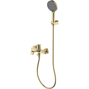 Смеситель для ванны AQUAme Asti шлифованное золото (AQM6412BG)