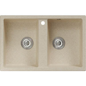 Кухонная мойка Mixline ML-GM23 NEW бежевая 328