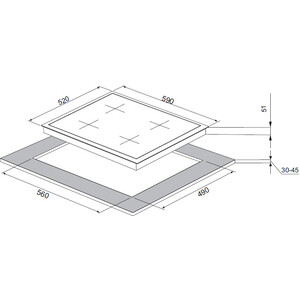 Газовая варочная панель MONSHER MGG 67 RN Bronze