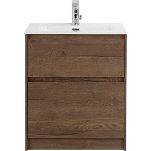 Тумба с раковиной BelBagno Kraft-39 50х39 Rovere Tabacco (KRAFT39-500/390-2C-PIA-RT, BB500/390ETL)