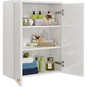 Шкафчик Dreja Luno 60х77 белый глянец (99.2006)