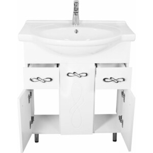 Тумба под раковину Style line Венеция 71х33 белая (ЛС-00002282)