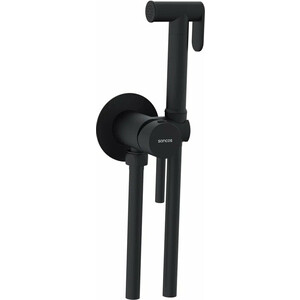 Гигиенический душ Sancos Start с гигиенической лейкой, черный матовый (SC1001MB)