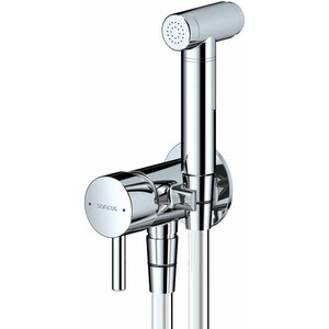 Гигиенический душ Sancos Atom с гигиенической лейкой, хром глянцевый (SC2001CH)