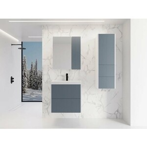 Зеркальный шкаф Style line Стокгольм 70х70 графит софт (ЛС-00002323)