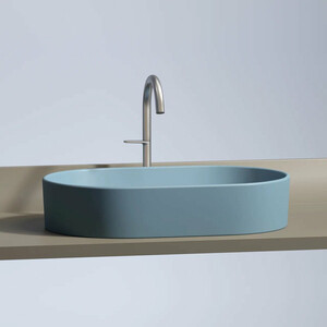 Раковина-чаша Ceramicanova Element 60х38 голубая матовая (CN6048ML)