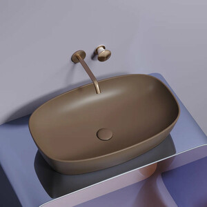 Раковина-чаша Ceramicanova Element 60х38 темно-коричневая матовая (CN6049MDB)