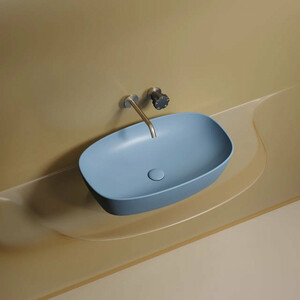 Раковина-чаша Ceramicanova Element 60х38 голубая матовая (CN6049ML)