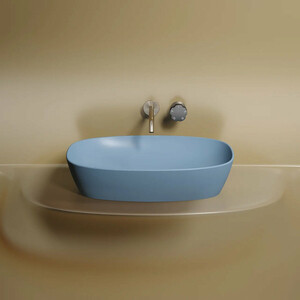 Раковина-чаша Ceramicanova Element 60х38 голубая матовая (CN6049ML)