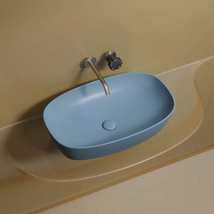 Раковина-чаша Ceramicanova Element 60х38 голубая матовая (CN6049ML)