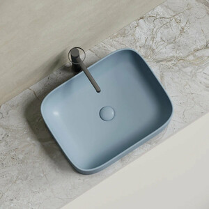 Раковина-чаша Ceramicanova Element 50х38 серо-голубая матовая (CN6052MHL)