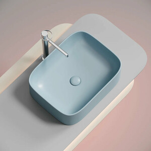 Раковина-чаша Ceramicanova Element 50х38 голубая матовая (CN6052ML)