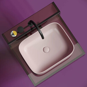 Раковина-чаша Ceramicanova Element 50х38 розовая матовая (CN6052MP)